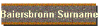 Baiersbronn Surnames