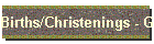 Births/Christenings - Guglingen, Neckarkreis, Wuerttemberg