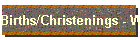 Births/Christenings - Waldbach, Neckarkreis, Wuerttemberg