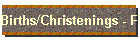 Births/Christenings - Fleinheim, Jagstkreis, Wuerttemberg